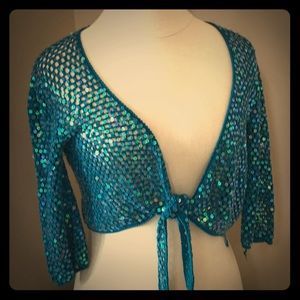 Sequined shrug